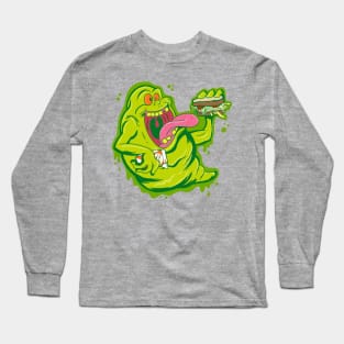 2-Sided Slimer Tea Long Sleeve T-Shirt